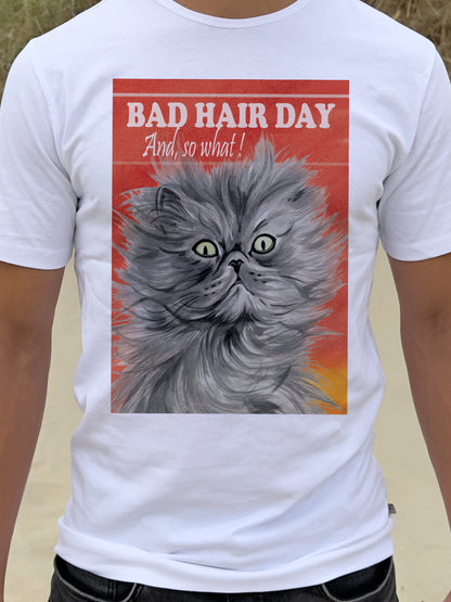 T-shirt Bad Hairday collectie: And, so what ! (01-310 KL)