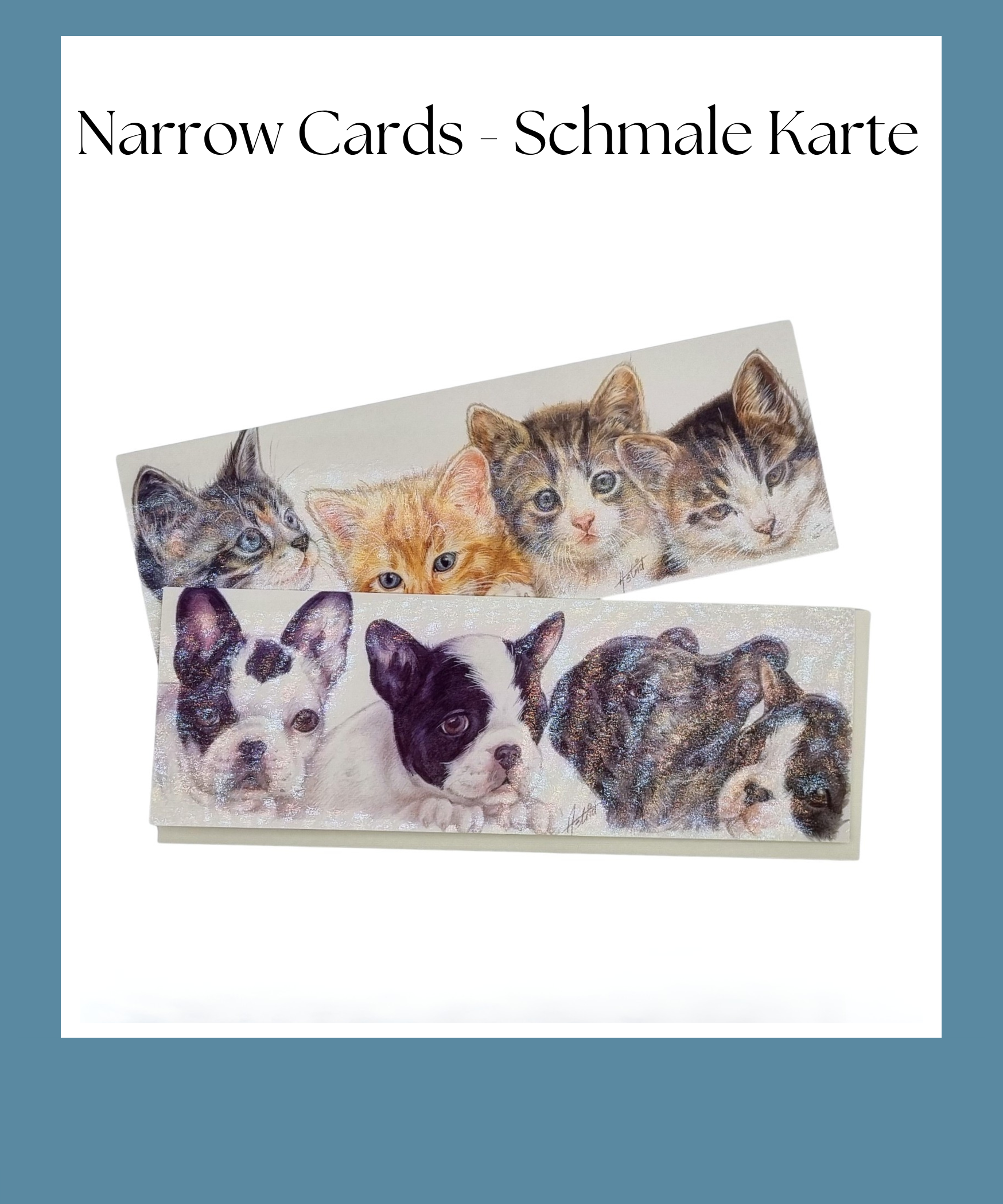 Smalle kaarten collectie