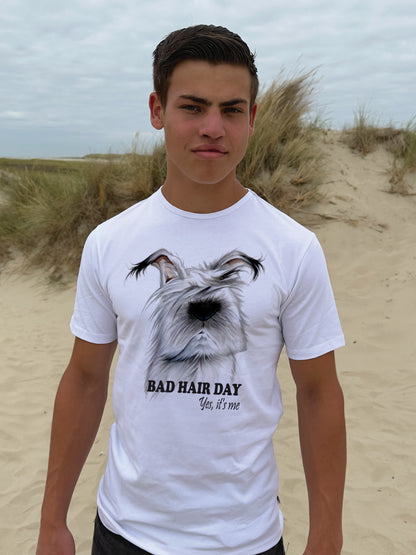 T-shirt Bad Hairday collectie: Yes, it's me (01-308 ZW)