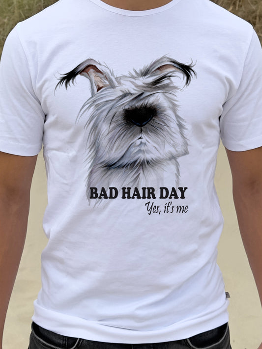 T-shirt Bad Hairday collectie: Yes, it's me (01-308 ZW)