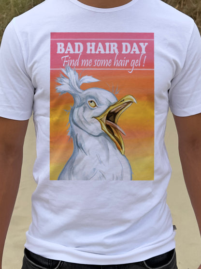 T-shirt Bad Hairday collectie: Find me some hairgel(01-313 KL)