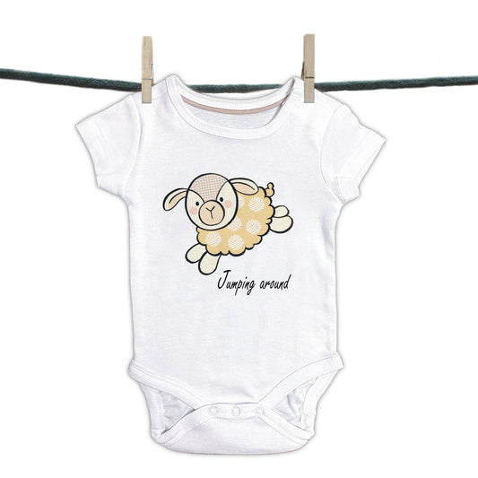 Babyromper Patchwork Collectie - Schaapje