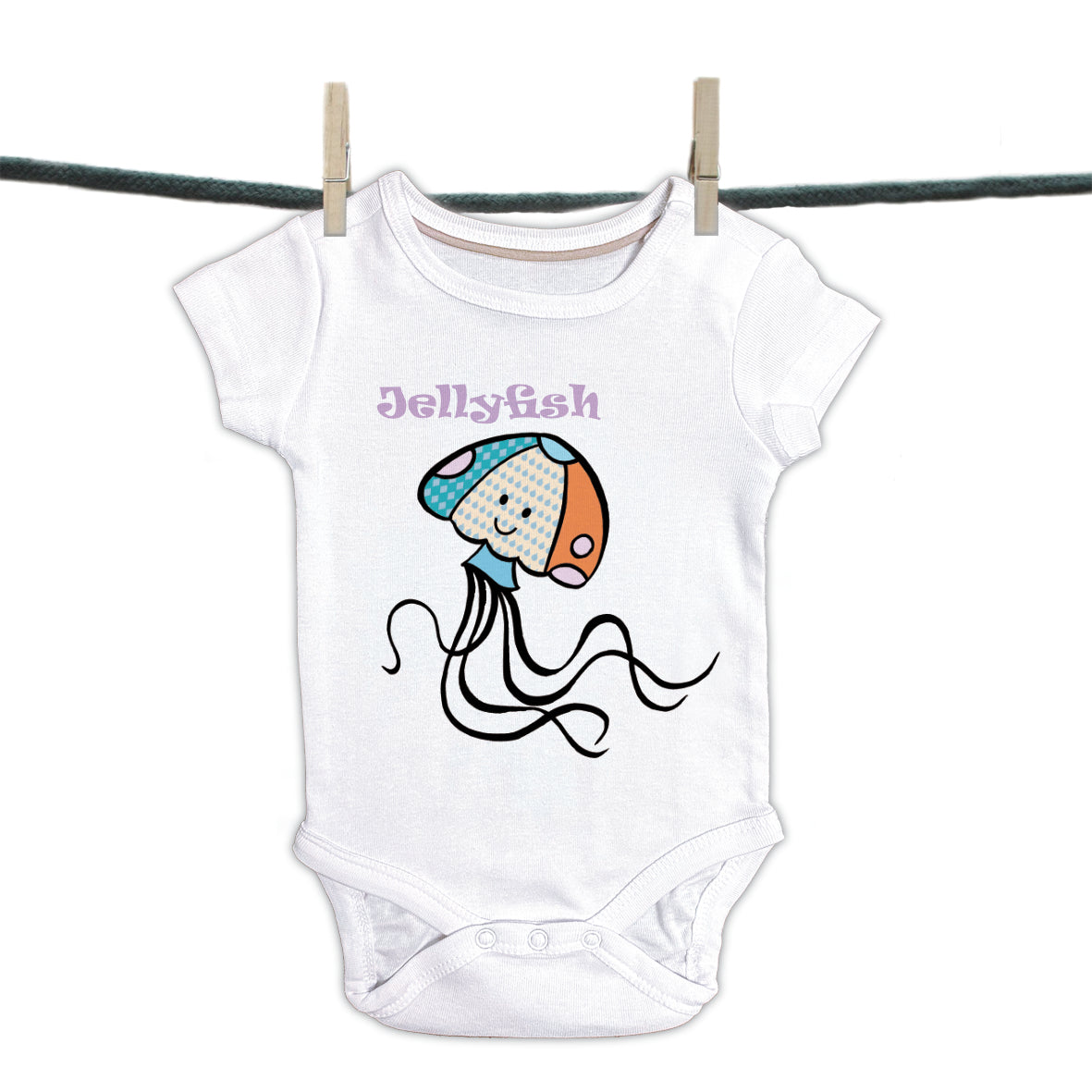 Babyromper Patchwork Collectie - Jellyfish