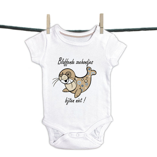 Babyromper Patchwork Collectie - Zeehondje