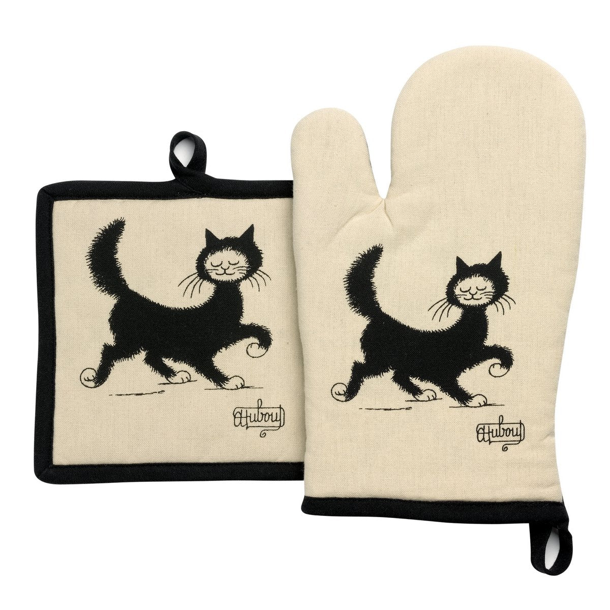 Fäustling + Topflappen Walking Cat*