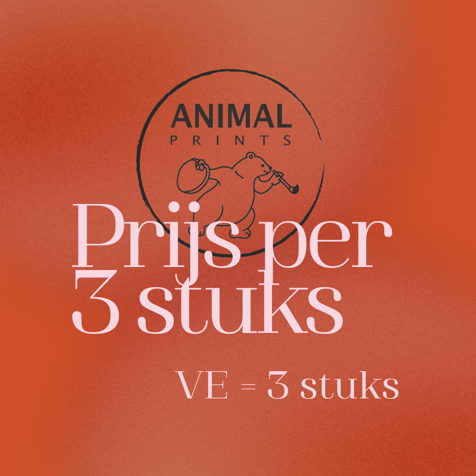 Verkoop Eenheid : VE. De getoonde prijs voor 3 producten/per design