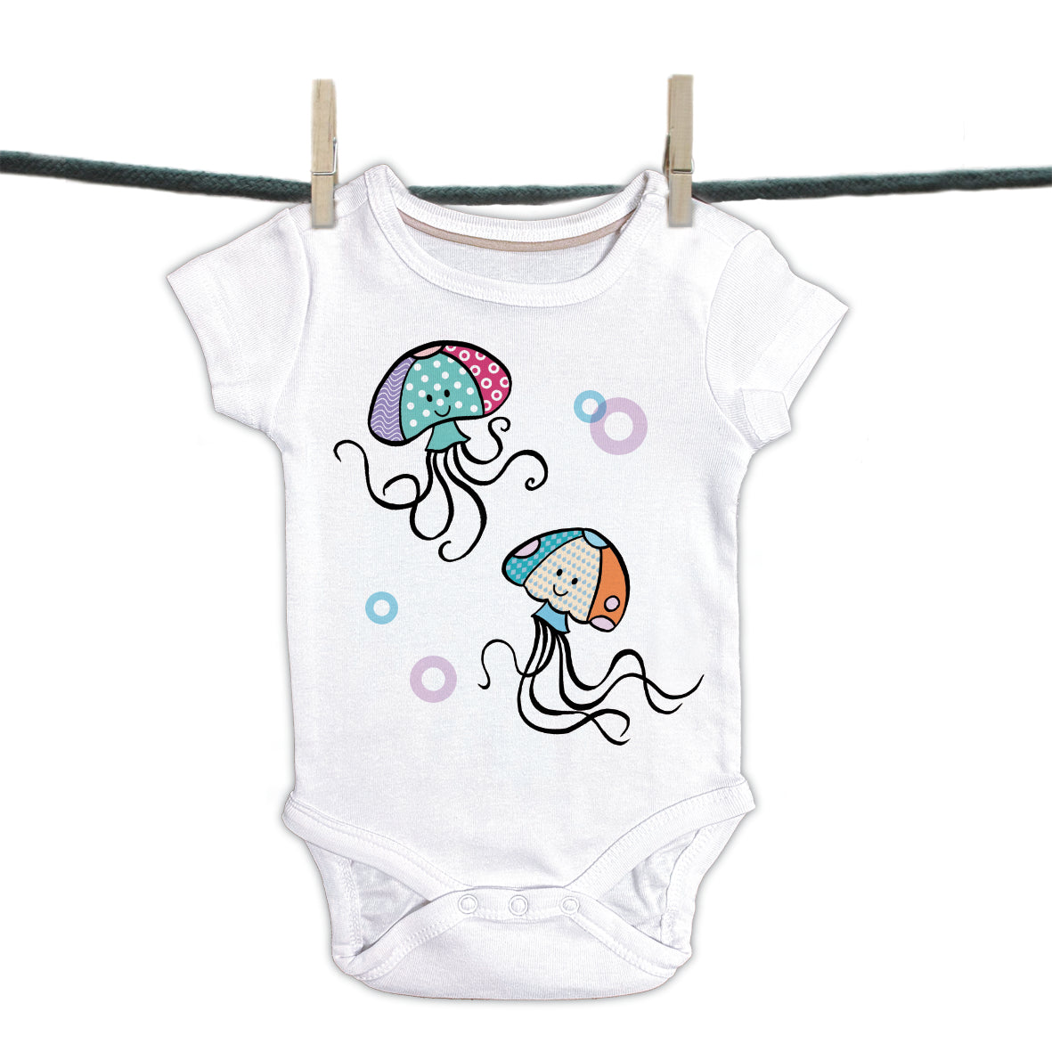Babyromper Texel - Jellyfish duo (T01-104)