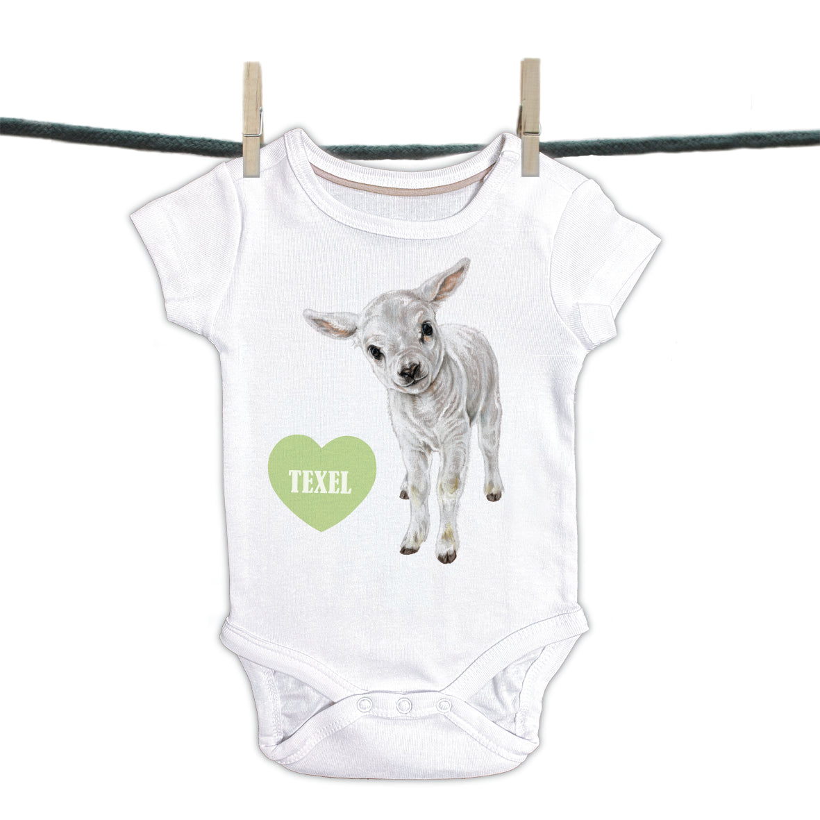 Babyromper Texel - Lammetje (T01-112)