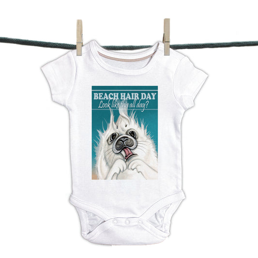 Babyromper Texel - Bad Hair Day - Zeehond kleur (01-117)