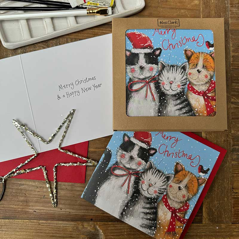 Alex Clark – Kartenbox – Katze 