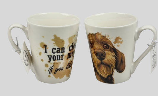 Mok "I can clean up your Mug" - Dachshund / Teckel - New collection
