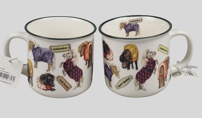 Tassen mit Collage - Shetlandinseln