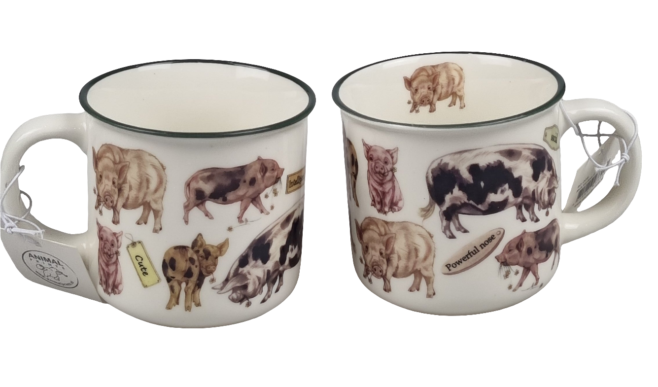 Mokken met collage - Varken