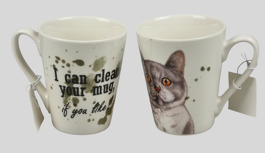Mok "I can clean up your Mug" - Cat 2 - New collection