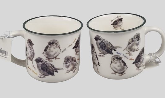 Mokken met collage - Huismussen