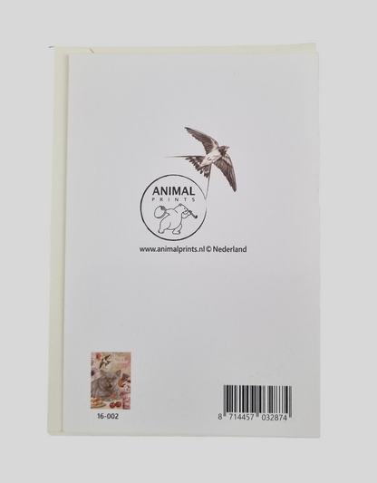 Staande klapkaart thema - Happy Birthday