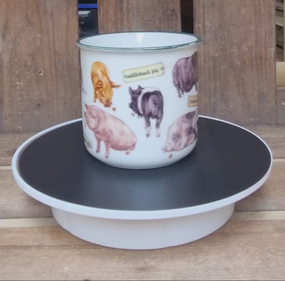 Tassen mit Collage - Schwein