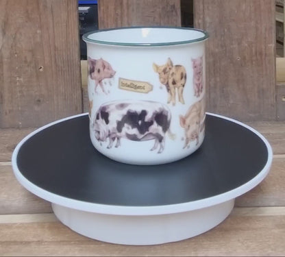 Tassen mit Collage - Schwein