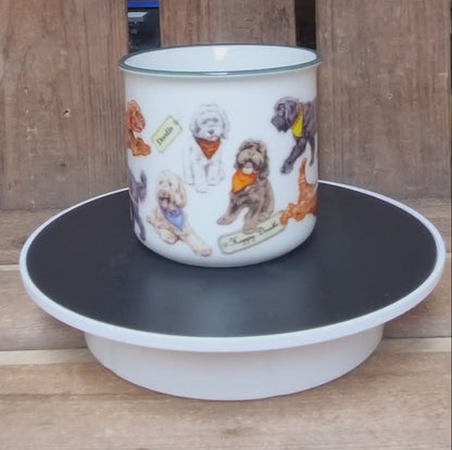 Tassen mit Collage – Labradoodle – Design 1