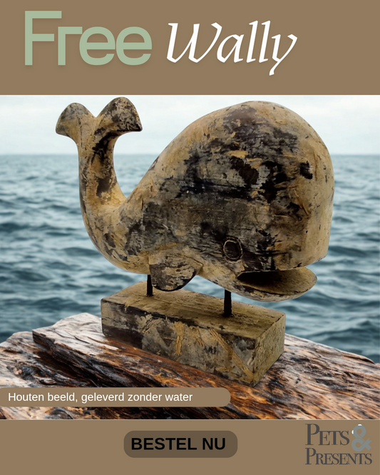 Holzstatue – Wal