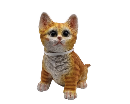 Beeldje kat - cypers rood