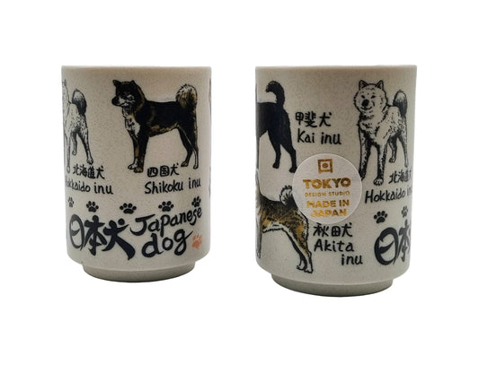 Keramische mok - Japanse stijl - decor 4 - hond