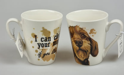 Mok "I can clean up your Mug" - Dachshund / Teckel - New collection