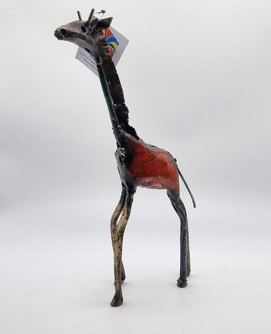Metallgiraffe – Fair-Trade-Produkt