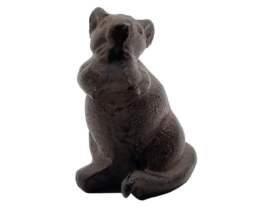 Gusseiserne Statue einer Maus