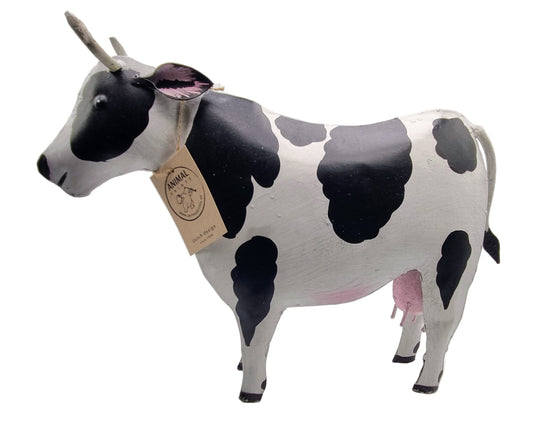 Wiederkäuerkuh aus Blech/Metall – groß
