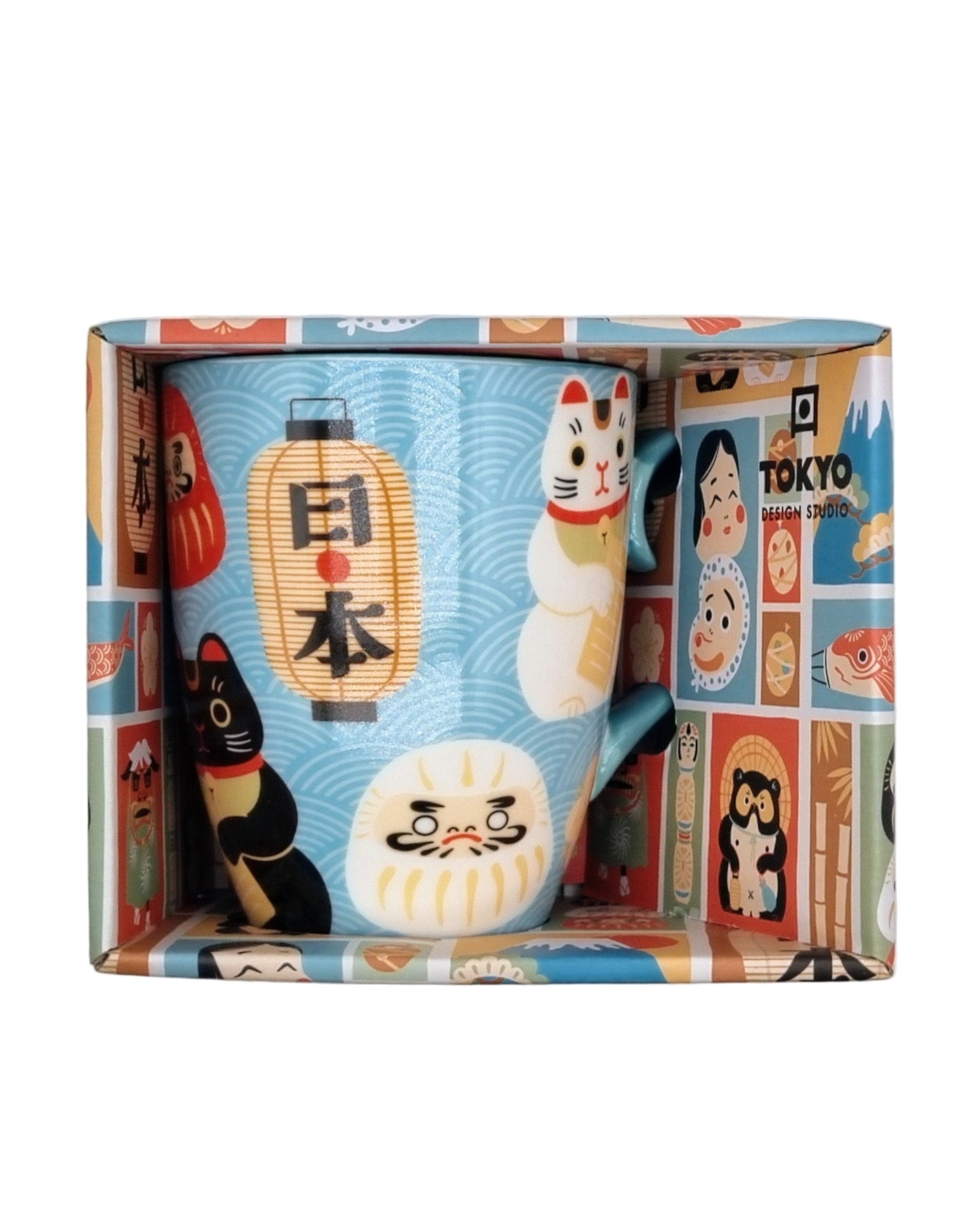 Keramische mok - Japanse stijl - decor 12