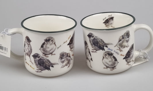 Mokken met collage - Huismussen