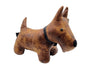 Leren deurstopper - hond - Terrier