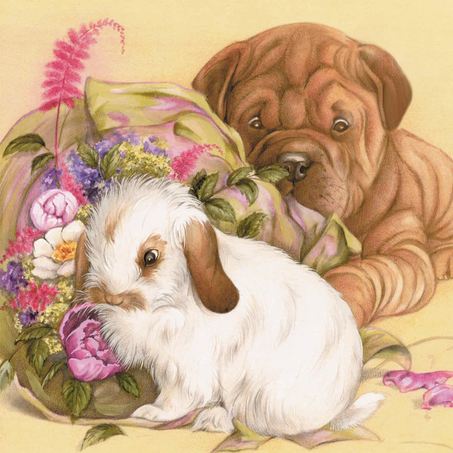 Vierkante kaart - Liefde. Ik heb je altijd al bewonderd, ik laat nu mijn hartje spreken