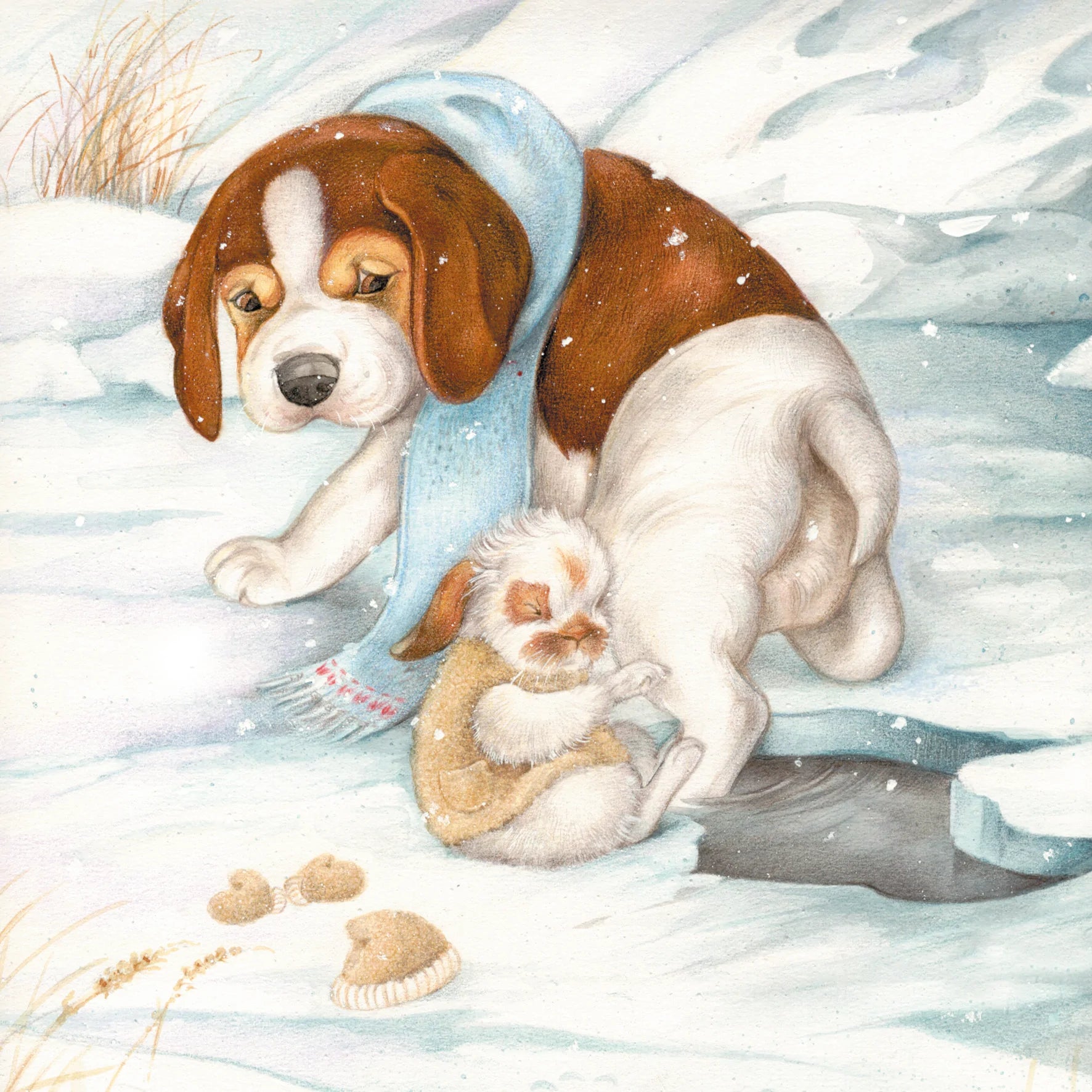 Vierkante kaart - Pas op voor het wak.