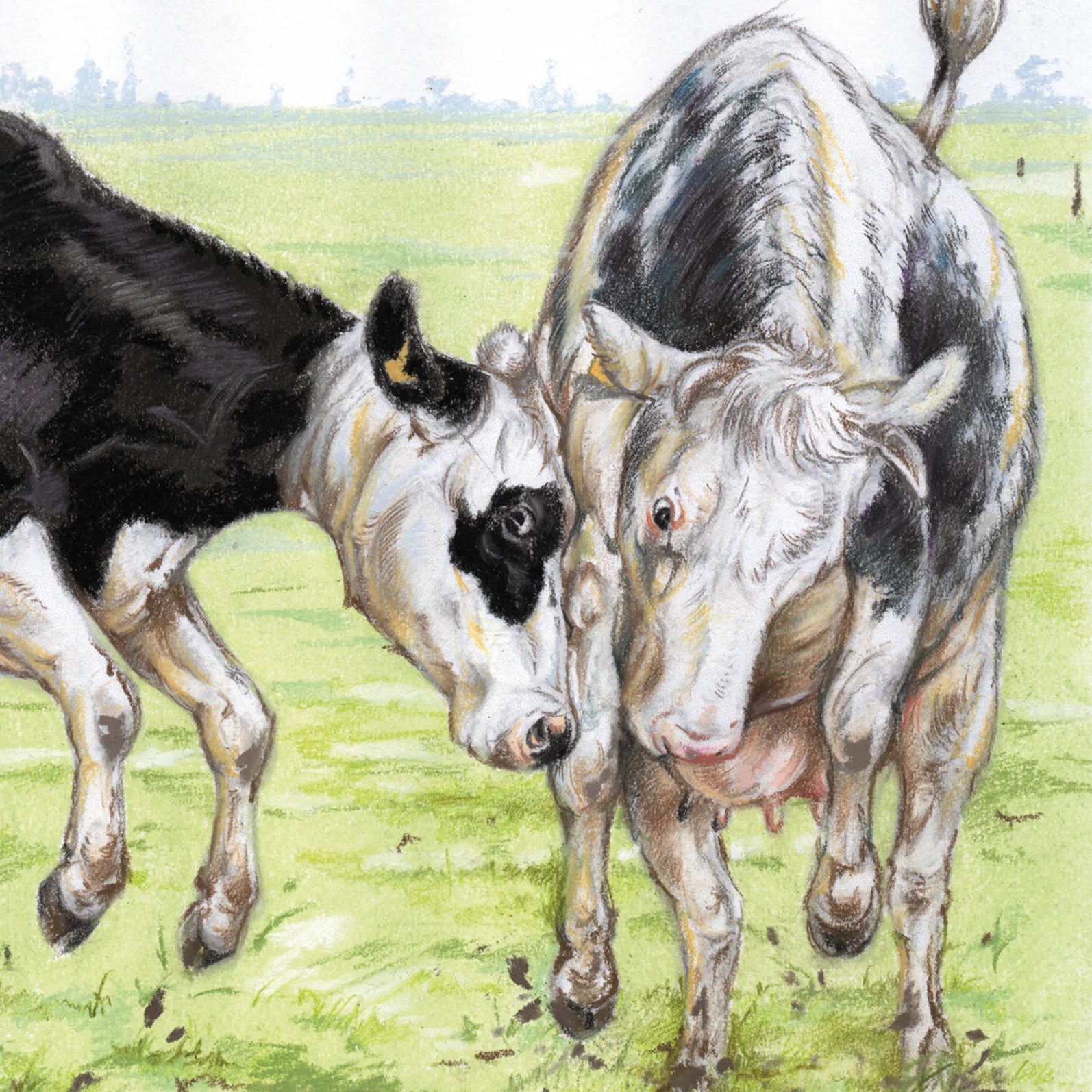 Vierkante kaart - Heerlijk buiten spelen..