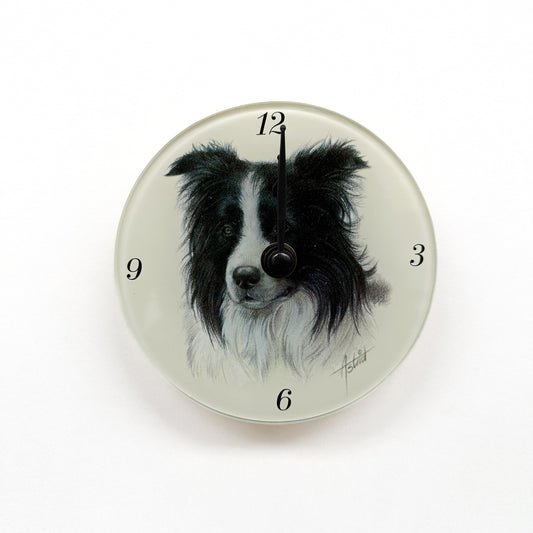 Klok Border Collie per 3 stuks