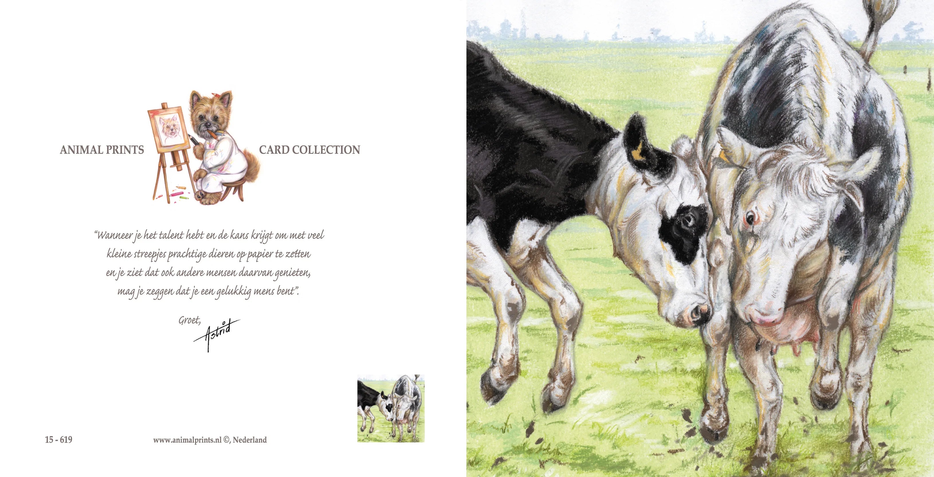 Vierkante kaart - Heerlijk buiten spelen..