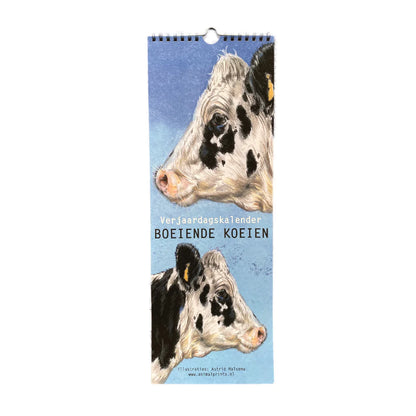 koe, kalender, dieren, cadeauproduct