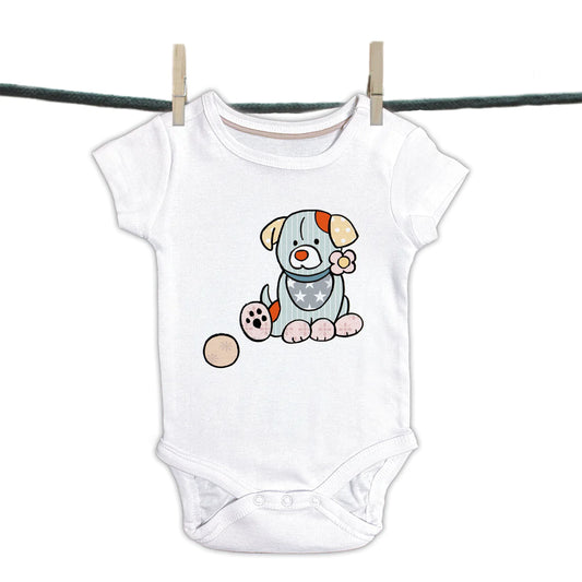 Babyromper Patchwork Collectie - Hondje