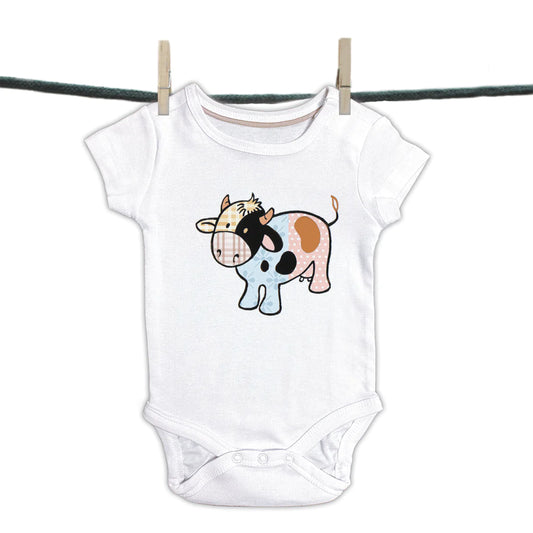 Babyromper Patchwork Collectie - Koetje