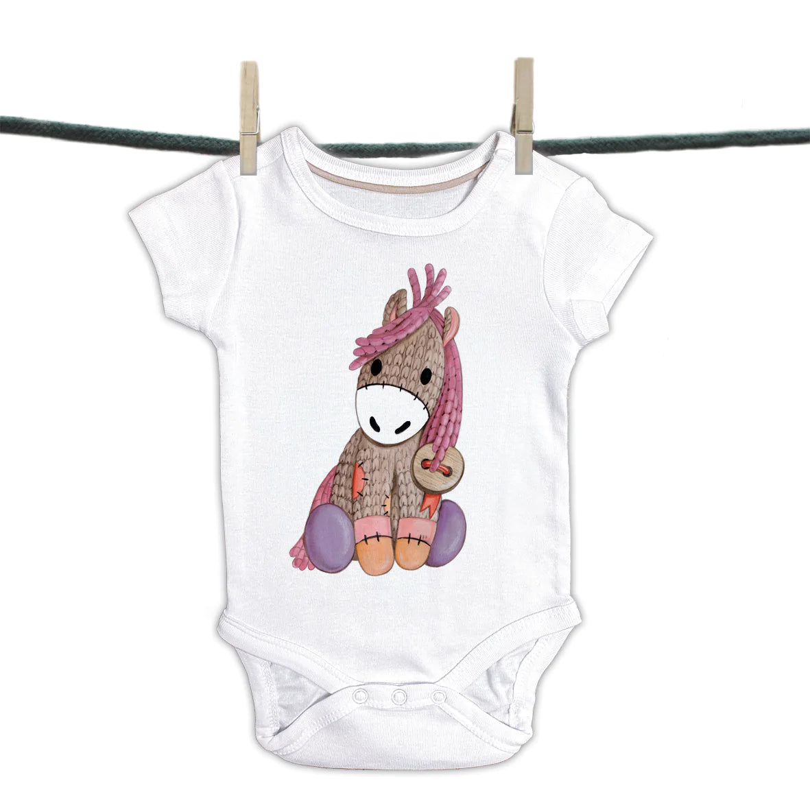 Baby Strampler Inaya Kollektion - Pony Pferd