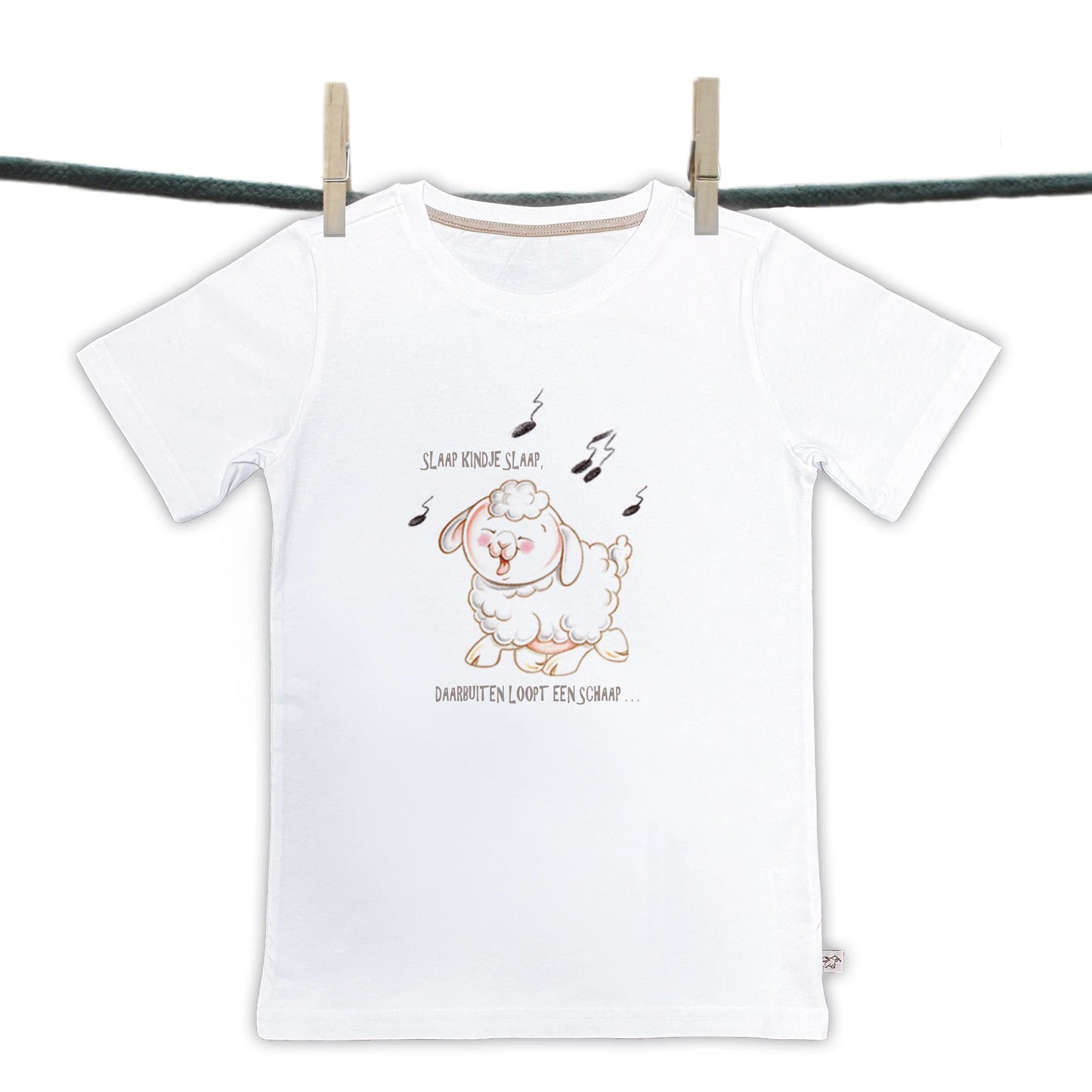 T-shirts - Kinderliedjes - "Slaap kindje Slaap"